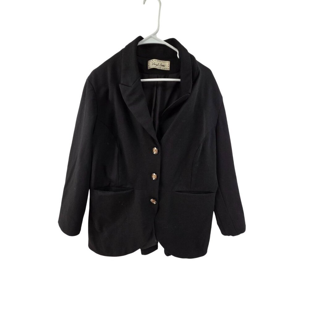 Sheryl Crow Black Riding Jacket Rhinestone Skull Blazer Size M - Picture 2 of 10